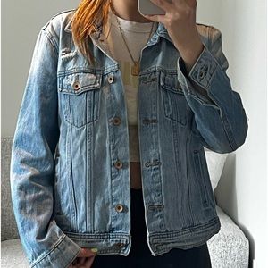 light wash jean jacket